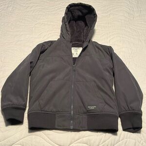 Boys Abercrombie Fur Lined Jacket Size 7/8.